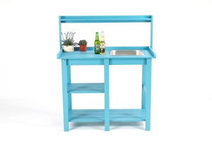 Étagère de jardin multi-niveaux en <span class=keywords><strong>plastique</strong></span> imitation bois, optimisée <span class=keywords><strong>pour</strong></span> l'espace, <span class=keywords><strong>pour</strong></span> la plantation verticale dans les petits espaces - Product Image 3