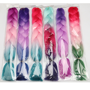 Ingrosso di Trecce Jumbo Ombre Tipo <span class=keywords><strong>Afro</strong></span> Yaki, Estensioni per Capelli in Fibra Sintetica Resistente al Calore - Product Image 2