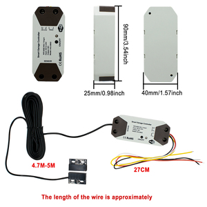 Interruttore WiFi Intelligente per Apertura Porta Garage Compatibile con Alexa Echo <span class=keywords><strong>Google</strong></span> Home Controllo tramite App SmartLife/Tuya Nessun Hub Richiesto - Product Image 6