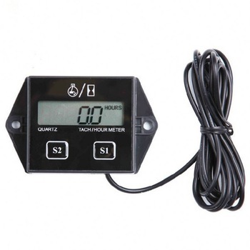 Digital Display Waterproof Off-Road Motorcycle Tachometer Timer Four Stroke & Two Stroke Induction Engine Sensor