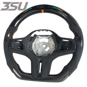 Accesorios Interiores para Automóviles, Volante de Fibra de Carbono LED para <span class=keywords><strong>BMW</strong></span> G20 G30 G21 G22 G23 320i 325i 330i M240i M340i, Estilo LED - Product Image 2