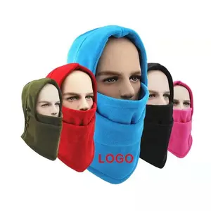 Motorcycle Balaclava Fleece Warm Balaclava Outdoor Sport Adjustable Motorcycle Face Mask Winter Ski Balaclava