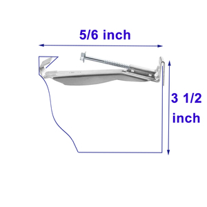 Accessoires de construction, usine, gouttière cachée en aluminium de style K, support de gouttière - Product Image 1
