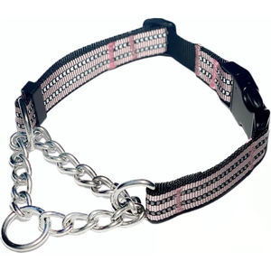 Collar de Adiestramiento para Perros NiBao Personalizado, Reflectante, Resistente, de Acero Inoxidable, Tipo Martingala - Product Image 1