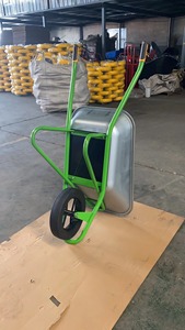 La mejor fábrica de fabricación Bandeja galvanizada Wb5204 Carretilla de rueda 80Kg Bandeja galvanizada Carretilla de una rueda - Product Image 3