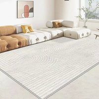 Tapis géométrique moderne en polyester à poils ras, fabriqué à la machine, en promotion – Fournisseur vérifié, personnalisable et vente en gros