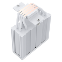 CL-B40-DIG-WH V2 affichage numérique PC radiateur prise en charge 14e génération Core I3-i7 CPU refroidisseur d'air CPU 220W LGA 115X/1200/1700/1851 AMD AM4