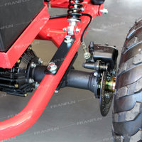 Karts Eléctricos de Alto Rendimiento de 2000W y 60 km/h para Diversión al Aire Libre, Go-Karts Eléctricos de 60V con Suspensión Completa para Carretera
