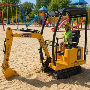 Excavatrice d'amusement commerciale VEKAIN pour enfants, à monnayeur, pour aires de jeux extérieures et sites touristiques, personnalisable en fibre de verre et acier - Product Image 5