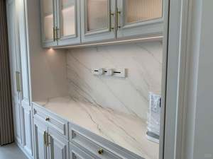 Modern Luxury White Wooden Sideboard for Kitchen Dining Living Room Direct Factory Supply Customizable Home Furniture - Product Image 2