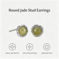 Boucles d'oreilles en jade néphrite vert, argent S925, bijoux floraux de luxe léger, nouveau style chinois pour femmes, cadeau de la Saint-Valentin