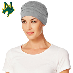 Gorro de Spandex personalizado para <span class=keywords><strong>mujer</strong></span>, gorros de quimio, gorro liso en blanco con cúpula de cáncer, gorros <span class=keywords><strong>blancos</strong></span>, gorros coloridos de punto para niña - Product Image 6