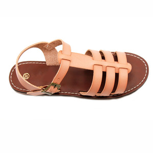Sandales plates pour femmes Anngele, à bride en T, à bride à la cheville, à bout ouvert, chaussures d'été - Product Image 3