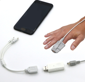 Mini USB-SPO2 mô hình mới ứng dụng <span class=keywords><strong>Bluetooth</strong></span> xung đo Oxy/oxymeter/oximetro cho Android Apple xung oxy hóa nguồn điện - Product Image 1