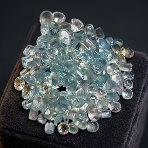 150 Piezas de Aguamarina Natural Azul, Corte Ovalado Octogonal, Facetado, 8mm-15mm, 290 Cts, Gemas Baruj de Alta Calidad, Iroc Sales - Product Image 3