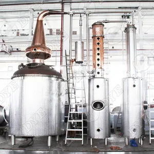 Rum Still DYE 5000L Pot Still Copper Distiller Making Gin Whiskey Brandy Rum Single-pot Still