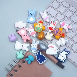 Venta al por mayor sin BPA fácil <span class=keywords><strong>de</strong></span> encadenar bebé DIY collar pulsera <span class=keywords><strong>Bad</strong></span> <span class=keywords><strong>Bunny</strong></span> personaje encantos Pascua Focal cuentas para bolígrafos - Product Image 2