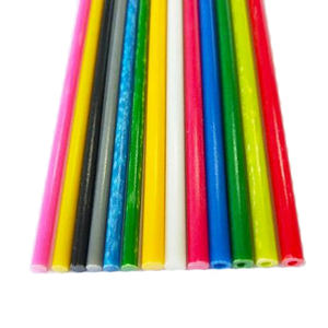 Tige ronde durable en fibre de verre solide Pultrusion Bâton FRP Tiges en fibre de verre GRP tige ronde de pultrusion cfrp - Product Image 4