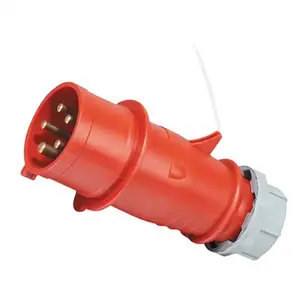 SAIPWELL Industrial Socket Plug IP44 Waterproof Electrical 16A Industrial 5Pin 3P+N+E Male And Female Industrial Plug And Socket