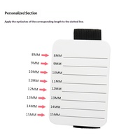 Plateau de rangement pour extensions de cils, outils et fournitures de maquillage pour cils, support de bande de cils, plateau de pose manuel, support de cils, sangle de maintien pour cils, plaque à cils