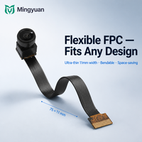 Module de caméra MIPI OV5648 5MP avec câble FPC flexible, sortie d'image 2592x1944, capteur 1/4 pouces, ouverture F/2.8, longueur focale 4 mm pour appareils intelligents