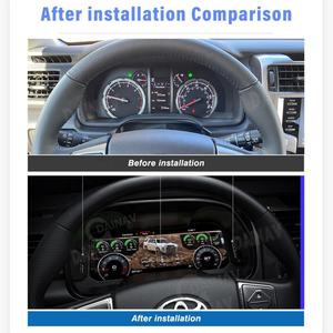 Panneau d'instrument LCD de 12,3 pouces pour Toyota 4 Runner 2014 2015 2014-2019, tableau de bord, panneau cristallin, cockpit, compteur de vitesse, instrument - Product Image 2