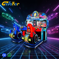 Machine de jeu de course automobile 3D à monnayeur G-Honor avec construction en métal et plastique pour utilisation en arcade