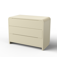 Defujiabao minimaliste nordique blanc commodes en bois commode de chambre bébé pépinière stockage commode meubles