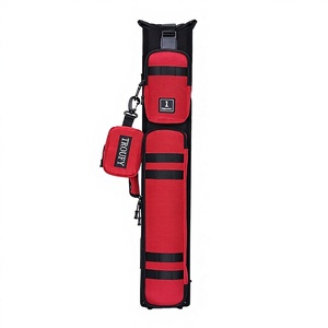 Durable Nine-ball <b>Pool</b> Billiard <b>Cue</b> Storage Case Large Capacity PVC Canvas Compatible 1/2 Joint Multiple Hole Choices 6 7 8 Hole - Product Image 4