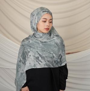 2025ผ้าโมดอลพิมพ์ลายจากไม้ไผ่คุณภาพสูงผ้าพันคอผ้าฝ้ายโมดอลลายหินอ่อน - Product Image 2