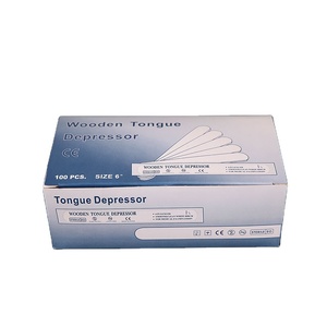 Disposable Wooden Tongue Depressor Sterile Single <b>Paper</b> Pack for <b>Tattoo</b> Medical Cleaning Equipment - Product Image 1