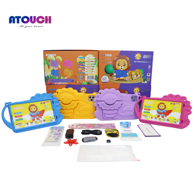 Best Gifts ATOUCH KD55 8 Inch Kids Learning Tablet Children's Educational Tablette Pour Enfant Kids Tablets With Sim Card Slot