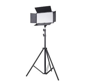 HOSHI U800 RGB 2.1M Tripod ile 2 * piller denetleyici LED Video işığı kısılabilir bi-renk 3200K ~ 5600K LED Panel AYDINLATMA fotoğraf - Product Image 1