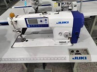 Machine à coudre industrielle à plat à entraînement direct Jukis DDL-8000A, haute vitesse, à aiguille simple, avec coupe-fil automatique