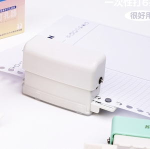 Mini Lỗ Duy Nhất Nhiệm Vụ Nặng Nề Dễ Dàng Cảm Ứng 32 Tấm Công Suất Cầm Tay Cầm Tay Dài Giấy Đấm - Product Image 2