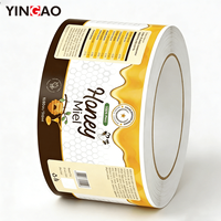 Étiquettes personnalisées pour miel, autocollantes, imperméables, pour emballages alimentaires, autocollants de marque pour bocaux, autocollants en vinyle en rouleau avec logo personnalisé