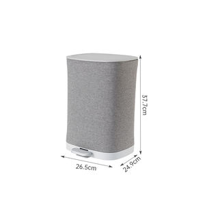 <span class=keywords><strong>Panier</strong></span> <span class=keywords><strong>à</strong></span> <span class=keywords><strong>linge</strong></span> de salle de bain pliable <span class=keywords><strong>à</strong></span> commande au pied, recouvert de tissu, avec sac intérieur amovible, grande capacité - Product Image 2