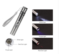 Luz negra láser roja uv blanca, linterna multifunción para médico, dentista y dental, 3 en 1