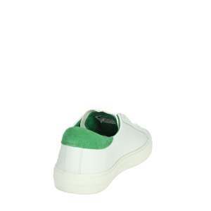 D.A.T.E. Zapatillas Donna W401-HL-VD-WG Blancas y Verdes de Lona, Calzado Moderno - Product Image 3