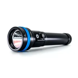 Xtar d26 2500lm lanterna led de mergulho, versão longa, alto lumens, mergulho