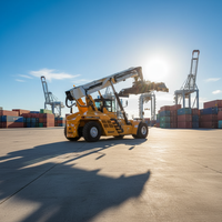 Machines portuaires, grues de levage de conteneurs, Reach Stacker 45t pour conteneurs SRSC45H2
