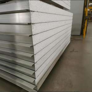 Panneaux sandwich durables en <span class=keywords><strong>polystyrène</strong></span> avec revêtement en acier galvanisé, polyuréthane/PIR/<span class=keywords><strong>laine</strong></span> <span class=keywords><strong>de</strong></span> <span class=keywords><strong>roche</strong></span>/<span class=keywords><strong>laine</strong></span> <span class=keywords><strong>de</strong></span> verre - Product Image 3