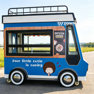 Food Cart 2026 CE Certified Fully Equipped Mobile Food Truck Trailer Stainless Steel <b>BBQ</b> Coffee Food Cart - Product Image 1