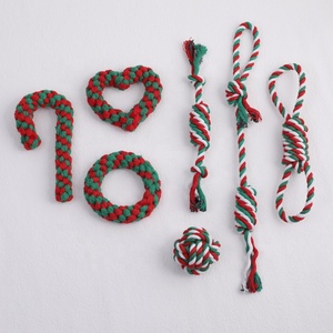 Juguete <span class=keywords><strong>de</strong></span> Cuerda para Perros Resistente a Mordidas con Forma <span class=keywords><strong>de</strong></span> Árbol <span class=keywords><strong>de</strong></span> Navidad y Papá Noel, Juguete Masticable <span class=keywords><strong>de</strong></span> Algodón para Cachorros - Product Image 6