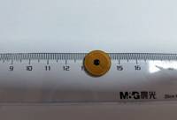 Étiquettes NFC RFID FPCD15 de petite taille, diamètre 15 mm, 13,56 MHz, étanches, pour cartes de visite, cartes de membre, gestion des actifs, suivi des objets