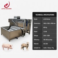 Cuve d'échaudage pour porcs, bovins et ovins, 380V, en acier inoxydable, pour abattoir et épilation