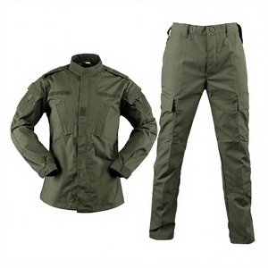Tuta da Lavoro Tattica Mimetica ACU Unisex per Esterni, Giacca e Pantaloni in Poliestere Traspirante Antistrappo per Caccia, Sicurezza e Lavoro - Product Image 1
