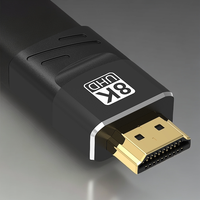 Adaptateur 8K HD à 90 degrés mâle-femelle pour interface d'affichage sur ordinateur portable, téléviseur, moniteur, projecteur, tête orientable pour utilisation avec caméra
