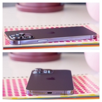 Teléfono Móvil iPhone 14 Pro Max 5G de 6.7 Pulgadas, 6GB de RAM, Desbloqueado, Reacondicionado, Grado 99% Nuevo, Barato y Original, con 12 Meses de Garantía