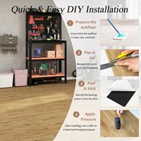 Losetas de Vinilo PVC Autoadhesivas Impermeables, Resistentes al Desgaste, Ecológicas, Diseño Moderno, Uso en Interiores, Escuelas, Apartamentos, Hoteles